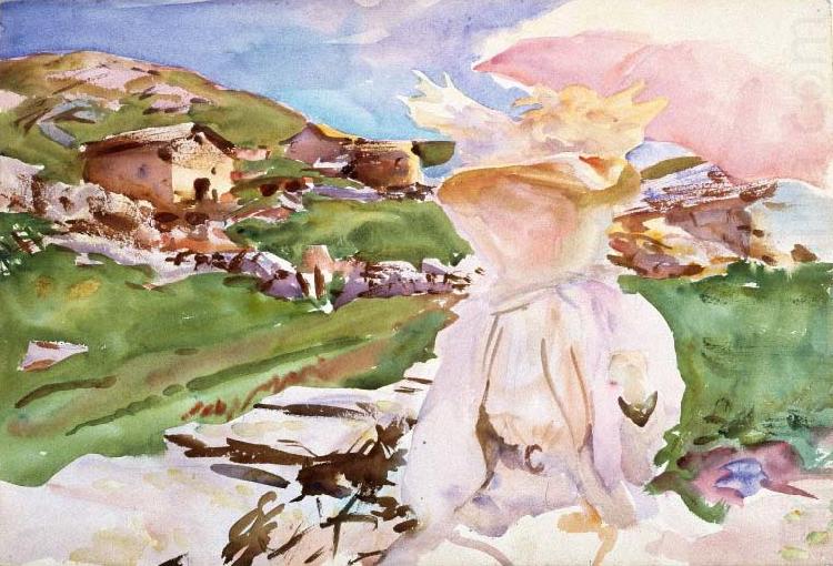 John Singer Sargent In the Simplon Pass china oil painting image